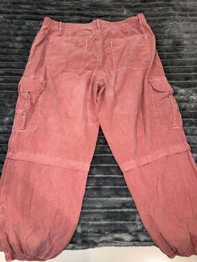 American Eagle Outfitters Rose Pink Corduroy Baggy Jogger Pants